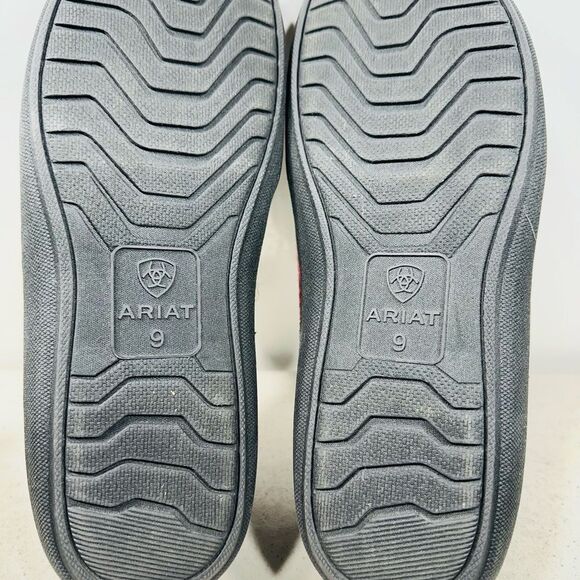 Ariat Lincoln Slippers Men’s Red Plaid Size 9M - Picture 7 of 7